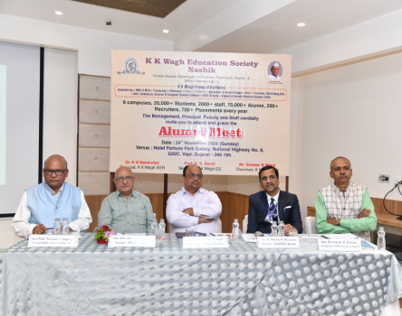 K. K. Wash Education Societv N - Alumni Reunion 2024 at Vapi