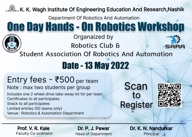One Day Hands On Robotics Workshop 