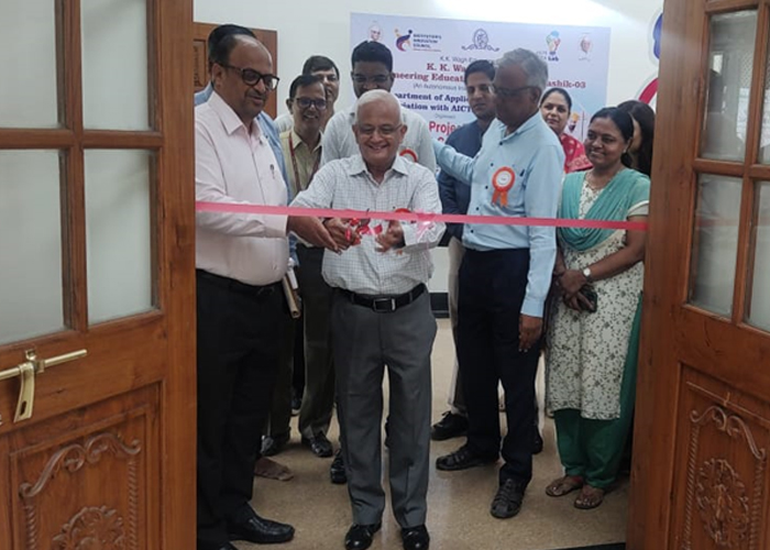 Inauguration of F.Y. B.Tech Project Exhibition cum contest on Monday