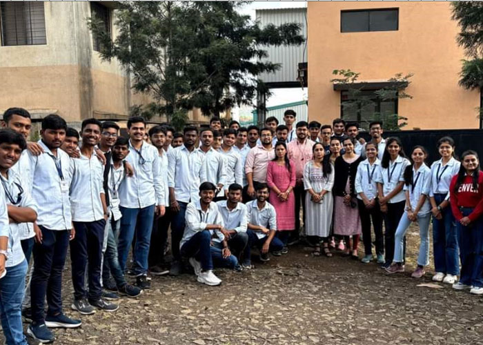 Industrial Visit for S.Y B.Tech Div A and B students was conducted on 28 th November 2023 inGauss Electromagnetics, Nashik. During the visit students got opportunity to interact with industry professionals and learn about latest trends used in industry.